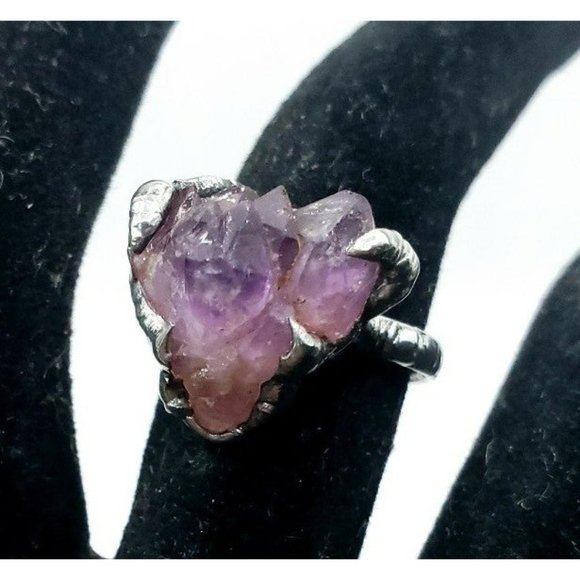 Amethyst crystal ring - Picture 5 of 12